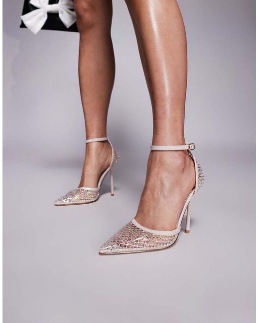 SIMMI White Simmi London Mandisa Heeled Shoes