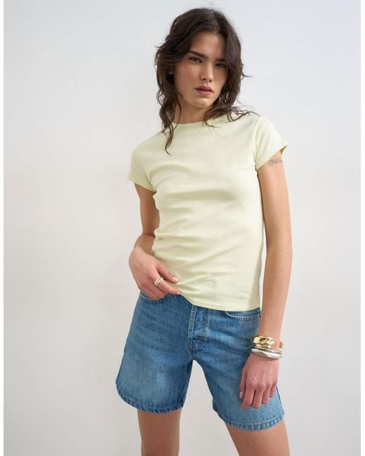 TOPSHOP Blue Everyday Tee