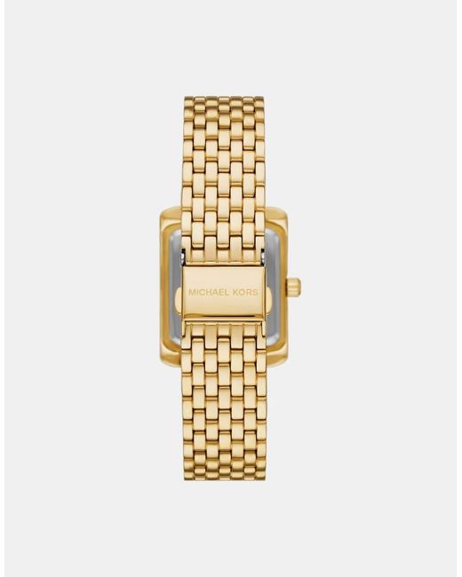 Michael Kors Metallic Emery Three-Hand, -Tone Stainless Steel Watch