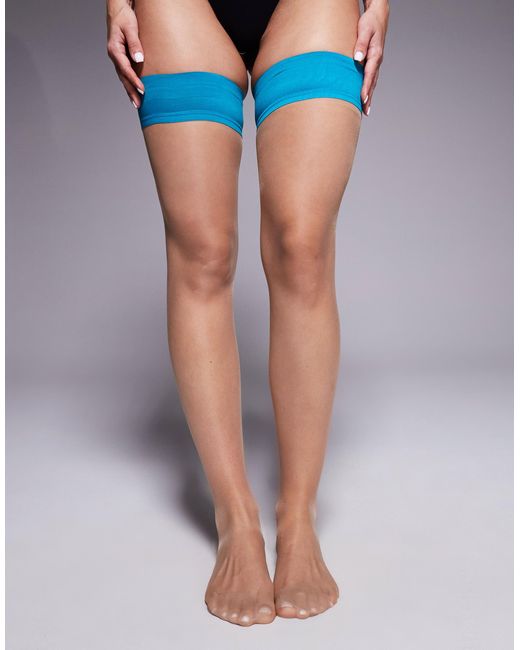 Ann Summers Blue Hold Up Stockings
