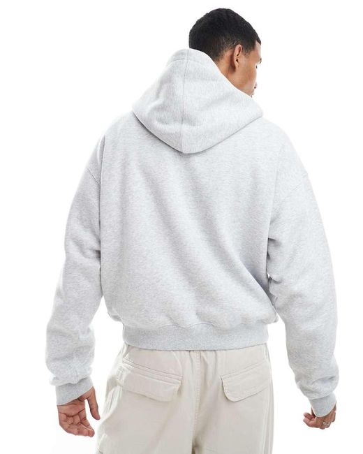Cotton On Gray Boxy Fit Pullover Hoodie for men