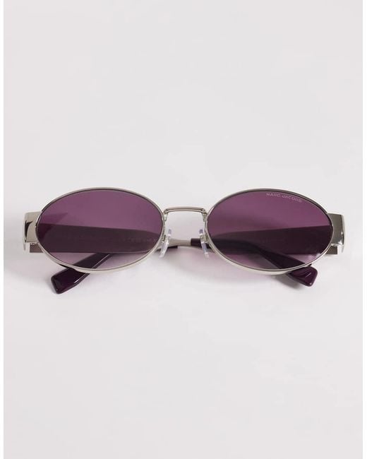 Marc Jacobs Purple Marc Jacobsoval Sunglasses