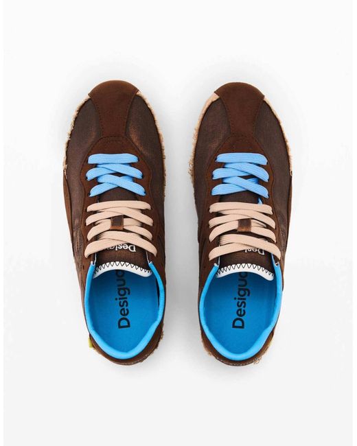 Baskets Desigual en coloris Blue