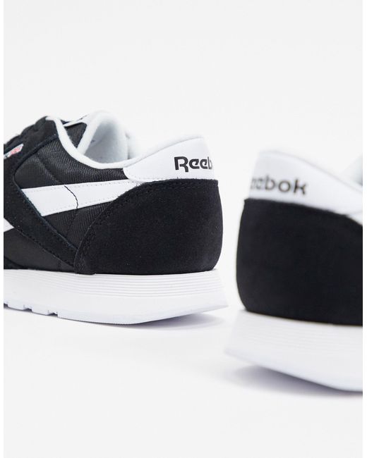 reebok classic nylon og black