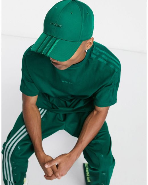 ivy park green baseball cap