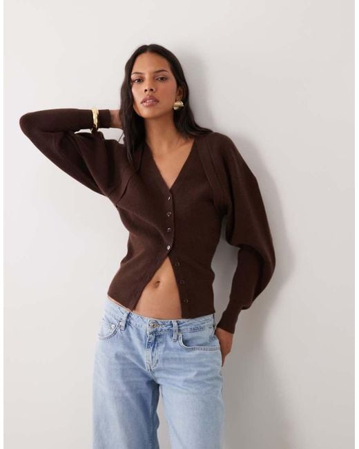 ASOS White Double Layer Shrug Cardi