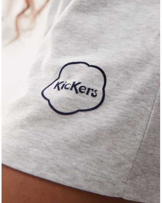 Kickers White Knit Shorts