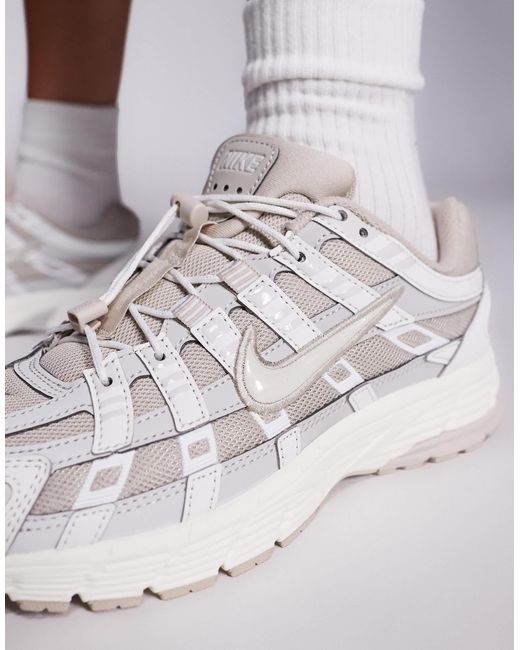 Nike White P-6000 Utility Trainers