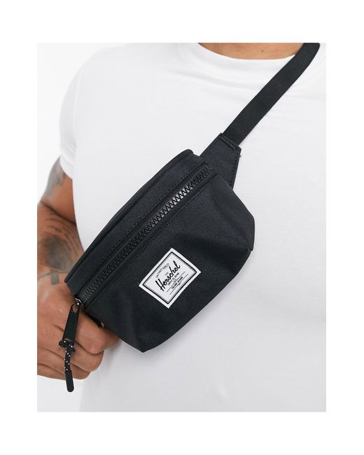 Herschel Supply Co. Black Twelve Mini Bum Bag for men
