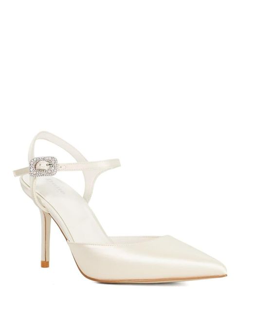 Dune Natural Celebrant Court Shoes