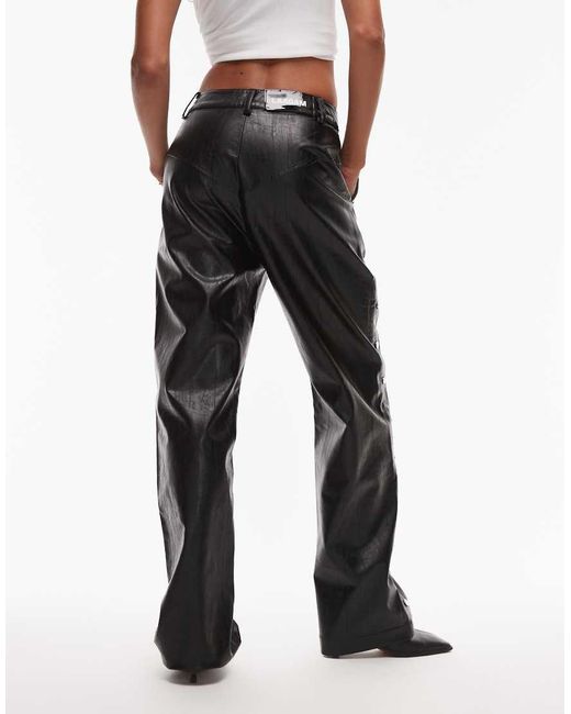 laagam Black Blondie High Waist Pants