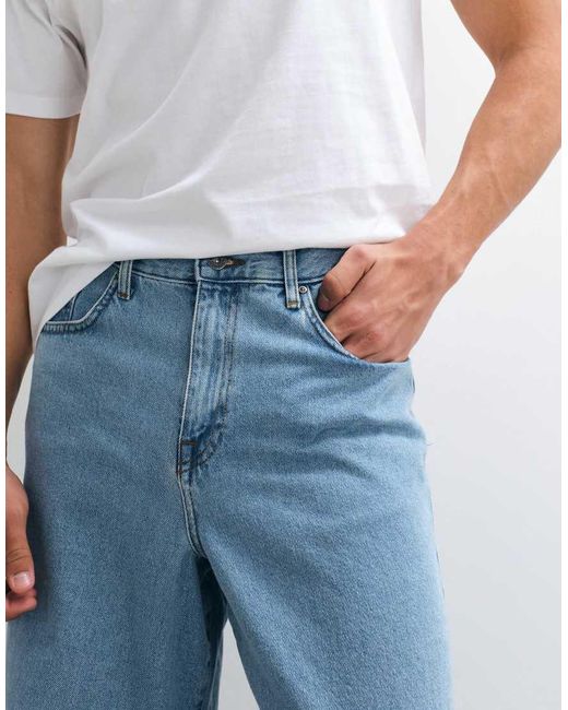 ASOS Blue baggy Jeans for men