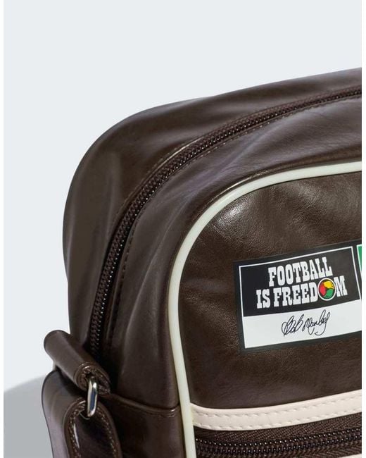 Adidas Originals Black Bob Marley Airliner Shoulder Bag