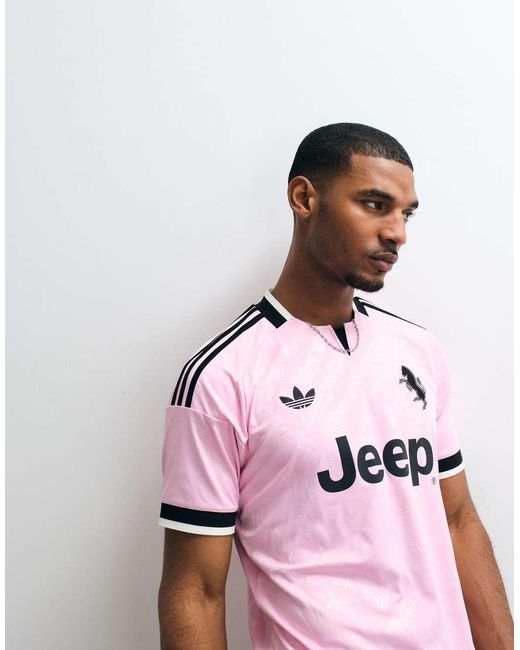 Adidas Originals Pink Adidas Football Juventus 26 Away Shirt for men