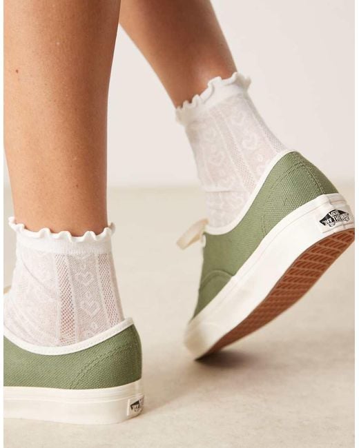 Vans Natural Authentic Linen Sneakers