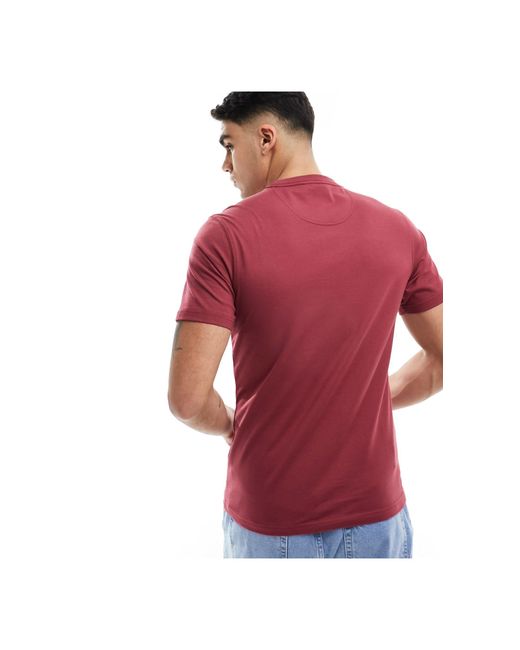 T-shirt à petit logo - foncé Barbour pour homme en coloris Red