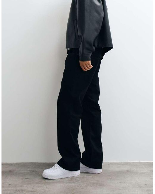 Weekday Blue Space Straight Leg Jeans for men
