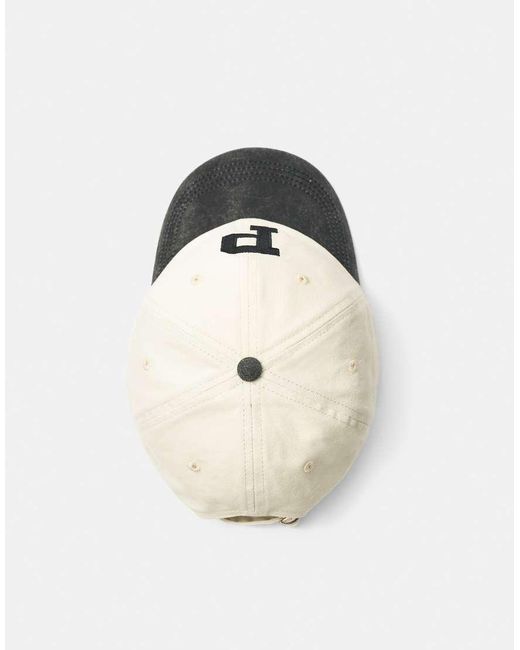 Pull&Bear Gray P Embroidered Cap for men