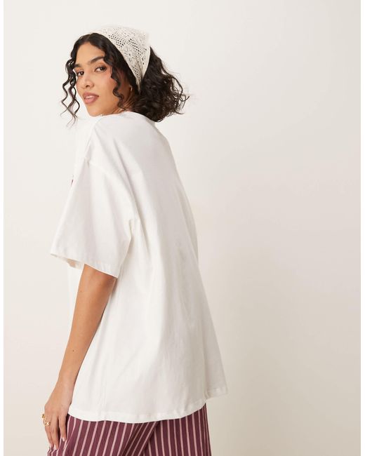 ASOS Pink Oversized T-shirt With Cherry Pop Graphic