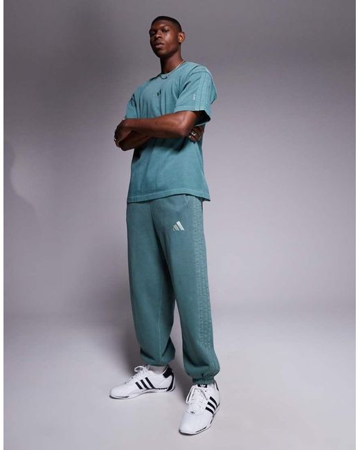 Adidas Originals Blue Adidas Sportswear joggers for men