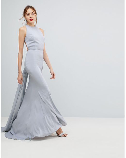 jarlo open back gown