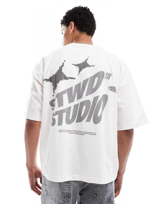 Pull&Bear Stwd in het White voor heren