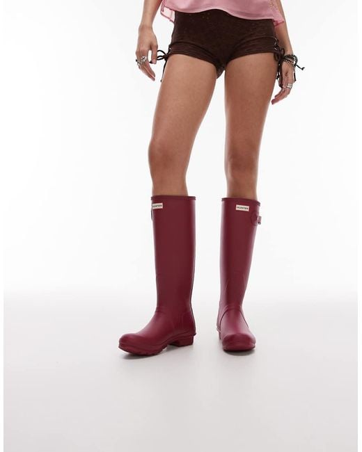 Hunter Red Original Tall Wellington Boots