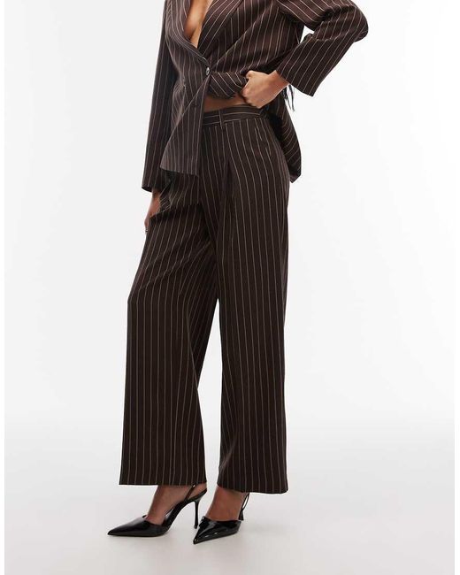 Collusion White Wide Leg Pleated Pants