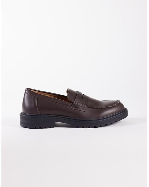 SEQWL Red Pier Chunky Loafers for men