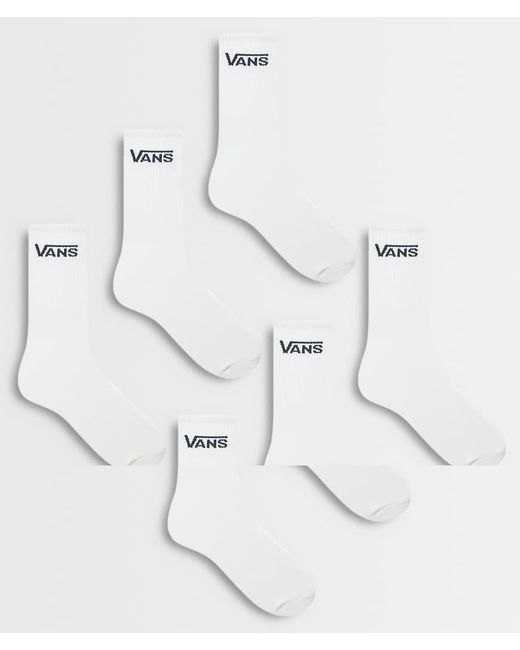 Pack De 6 Calcetines Classic Crew En Vans de color Natural