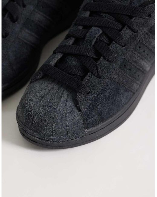 Adidas Originals Blue Superstar Ii Nubuck Trainers for men