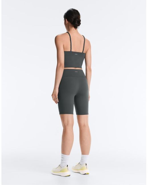 Oysho Gray Comfortlux Braided Halter Tank Top