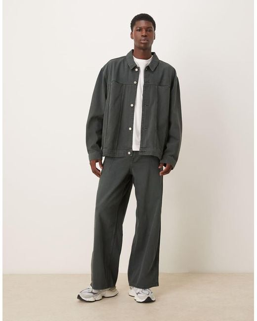 ASOS Blue Co-Ord Loose Jeans for men