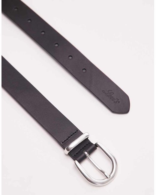Levi's Blue Phoebe Leather Western Belt