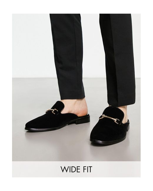 Mens wide fit on sale mules