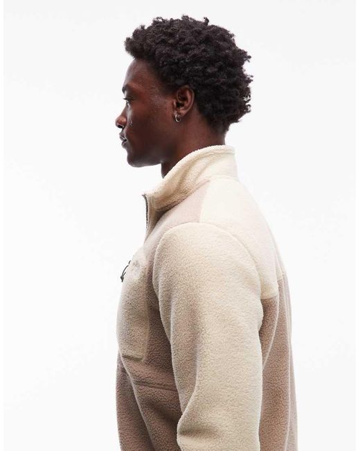 The North Face Natural Yumiori 1/4 Zip Colourblock Fleece for men
