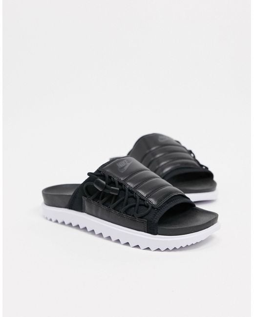 Nike Asuna - Slippers in het Black voor heren