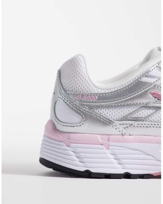 Nike White P-6000 Unisex Trainers