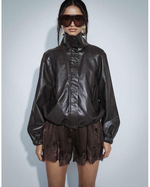 ASOS Brown Oversized Aviator