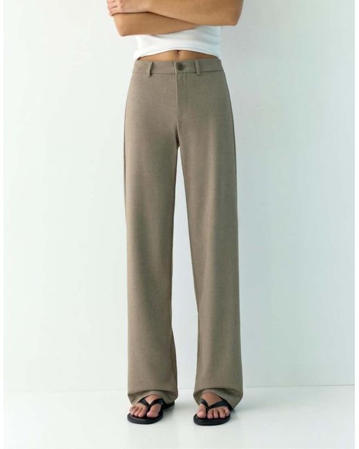 Pull&Bear Green Pants With Back Pockets