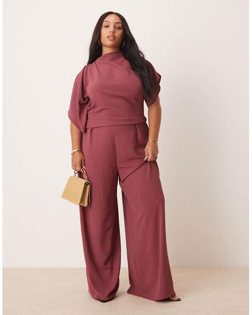 ASOS Red Asos design curve – jumpsuit