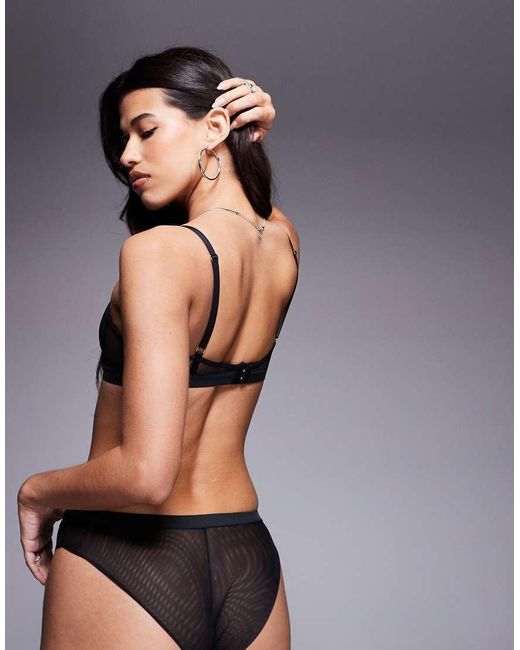 Bluebella Gray Orla Sheer Mesh Brief