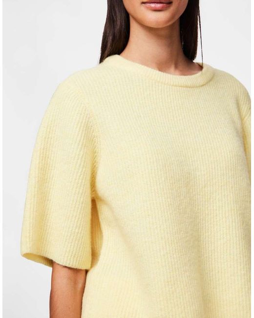 Pieces White Knitted Top