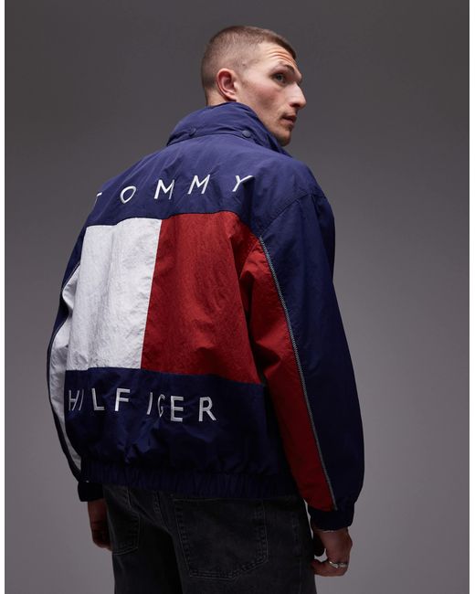 Tommy Hilfiger Blue Reversible Sailing Jacket for men