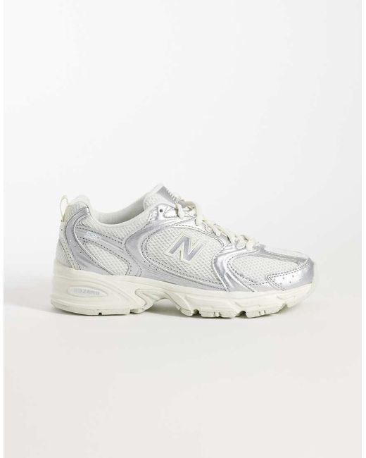New Balance White 530 Trainers