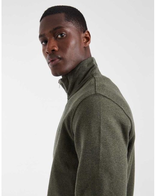 Levi's Gray Original 1/4 Zip Sweatshirt for men
