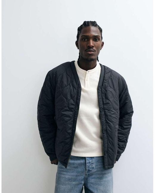 Levi's Green Glen Reversible Checked Button Up Liner Jacket for men