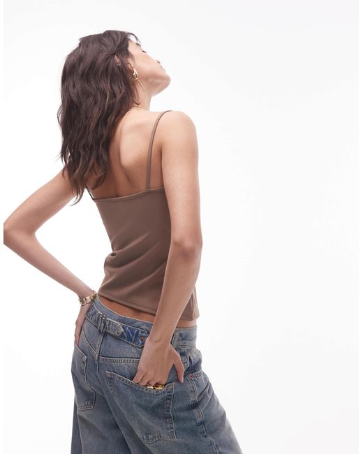 Mango White – camisole-oberteil aus polyamid