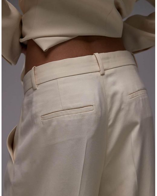 Mango Elegante Broek Met Rechte Pijpen in het Gray