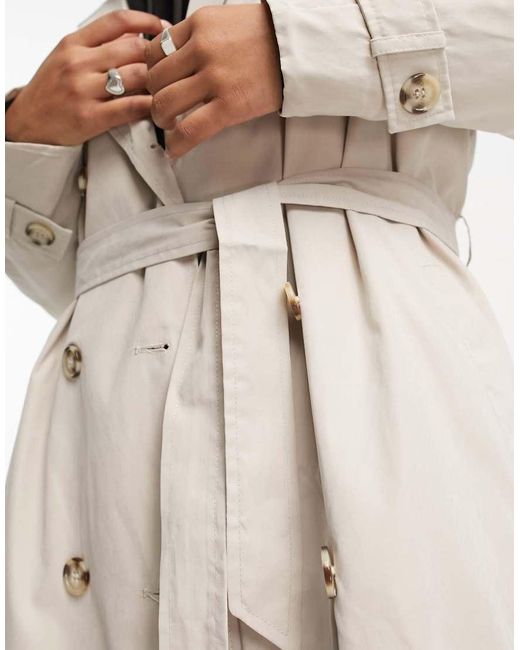Jdy White Oversized Trench Coat